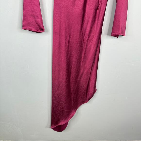 Line & Dot Simone Dress in Cranberry - Picture 8 of 10